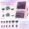 126 Clusters C Song Mixed Package Single Cluster False Eyelashes 10-14Mmdiy Segmented Multi-Hair Eyelashes