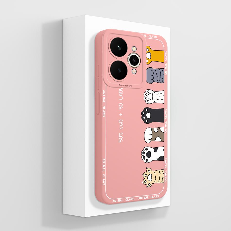 For Realme 15 Pro 5G Phone Case Pretty Flowers Patterns Soft Liquid Silicone Full Coverage Cover For Realme15 Shockproof Bumper