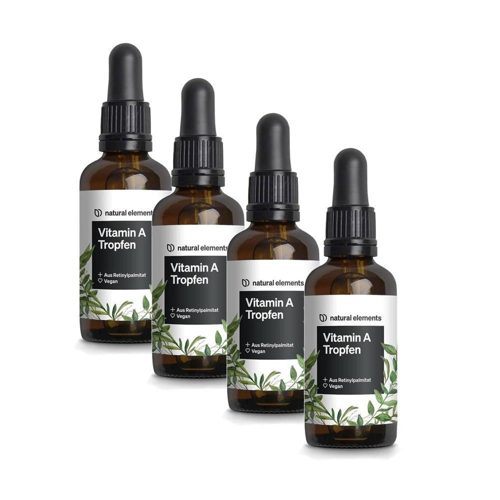 Natural Elements Капли с витаминами Капли с витамином А Масло А 4 шт 50 мл