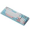 Игровая клавиатура OUSEITECH V99, прокладка, структура, клавиатура на 96 клавиш, совместимая с горячей заменой, цветной экран TFT, механическая клавиатура, колпачки клавиш из ПБТ, проводная, 5000 мАч, RGB