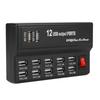 12 Ports USB Hub 5V 10A Power Adapter Charging Station Adapter Charger Home Travel  Type