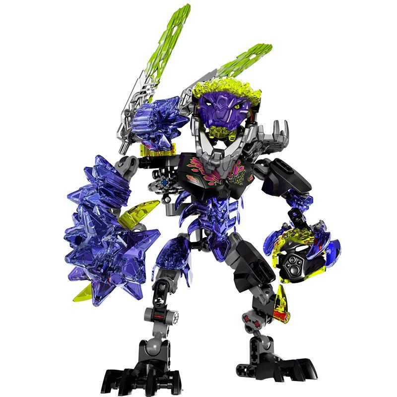 Новый Bionicle Мастер Существ Золотой Маски Строительные Блоки Огненный Объединитель Таху Комбинированный Робот Мех Кирпичи Игрушки Для Мальчиков Подарки