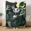 Jack Skellington Blanket Comfortable Suitable for Chair Couch Bed for All Occasions Playful Design Suitable for Gifting Relatives and Friends