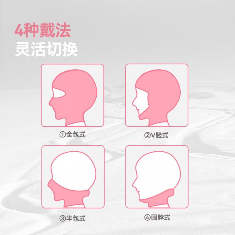 Kids Ski Face Mask Balaclava Windproof Warm Breathable Dustproof Neck Cover Outdoor Winter Sports