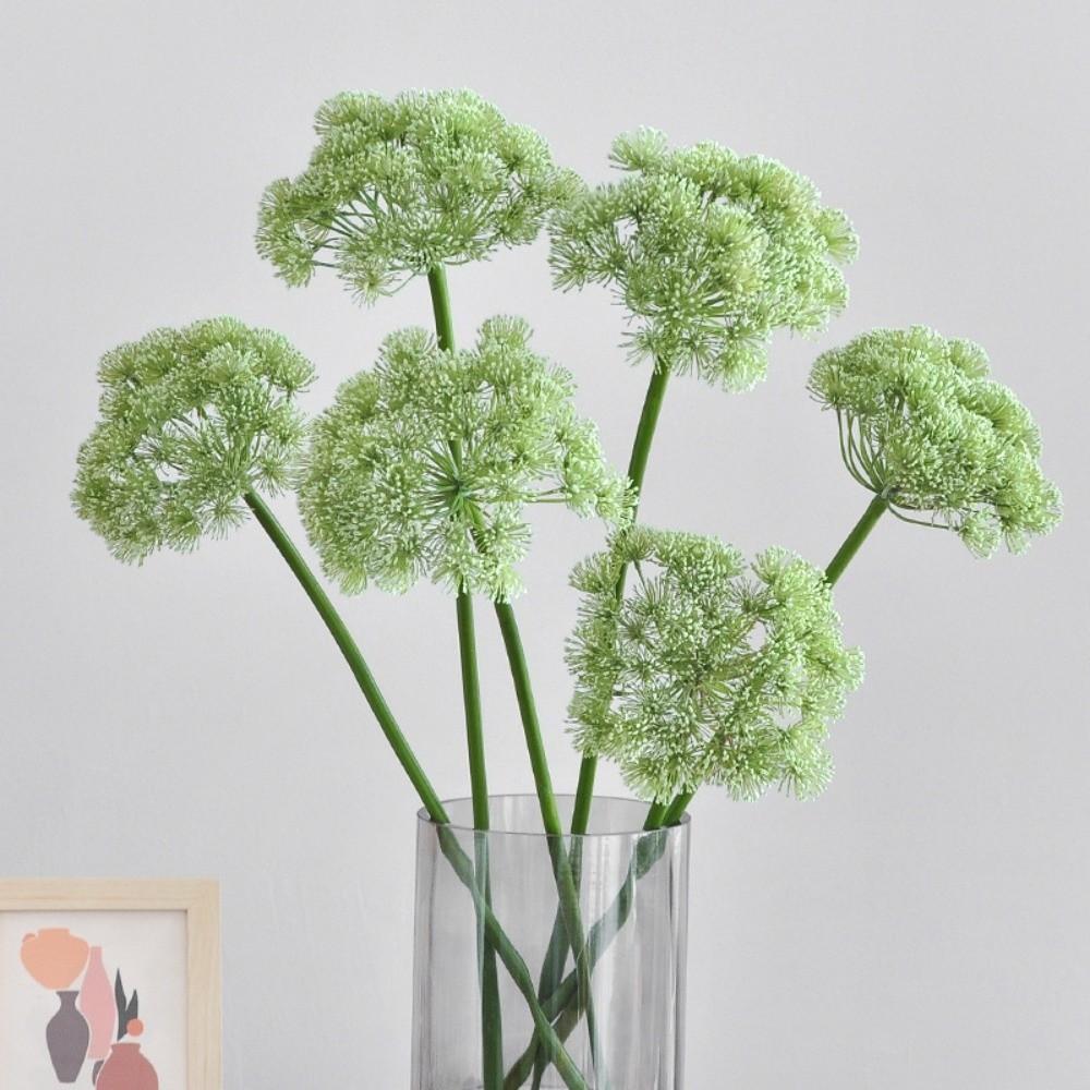 Simulation Fake Onion Flower Green Artificial Faux Dandelion Plants  Home Decor