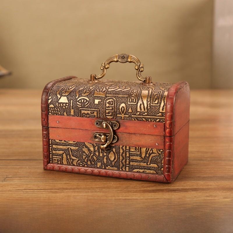 Wooden Chinese Style Storage Box For Accessories And Home Gifts Decorations