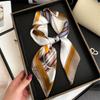 70X70cm Shawl Fashion Beach Sunscreen Silk Scarves  New Europe America Kerchief Popular Print Square Bandanna Sunscreen Wrap