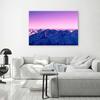 Canvas print, Purple dawn in the mountains