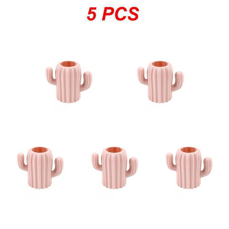 1~10PCS Creative Student Pen Holder Stationery Desktop Cactus Desk Multifunction Storage Box PE Pen Container Brush Pot Office