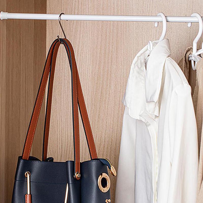 Регулируемый карниз 30-90 см с пружинным механизмом, выдвижные телескопические штанги для ванной комнаты, душевой штанги, без сверления, подвесные штанги