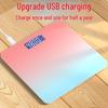 Высокоточные весы для тела с зарядкой от USB — симпатичные, электронные, весы для похудения, идеальный подарок (Один кусочек)