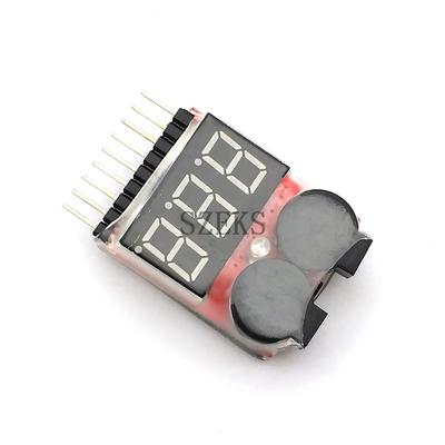 Для 1S/2s/3s/4s/5s/6s/7s/8s Низковольтный Зуммер Сигнализация Индикатор Напряжения Батареи Lipo Тестер Оптовая Цена для 3.7v 7.4v 11.1v