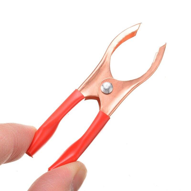 10 шт., 30 А, пружинный зажим типа «крокодил», красный и черный зажим для автомобильного аккумулятора, кабели, зажим «крокодил», зажим для зарядного устройства, инструмент для измерения напряжения, аксессуар