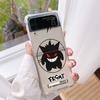 Роскошный чехол для Samsung Galaxy Z Flip 3 4 5G Funda Z Flip3, прозрачный ПК, жесткий противоударный чехол для телефона, чехол в виде ракушки, милый аниме-покемон