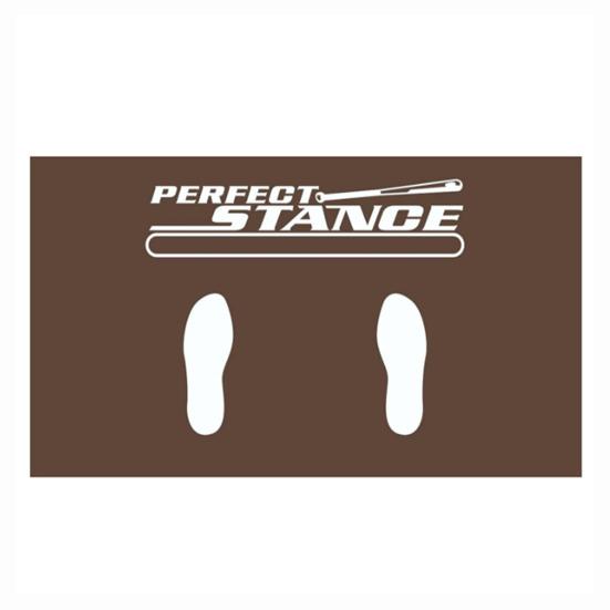 Бейсбольный коврик для ударов с пальцами ног, обращенными к месту. Нескользящий дизайн. Износостойкий. Игрок-левша. Игрок в софтбол.