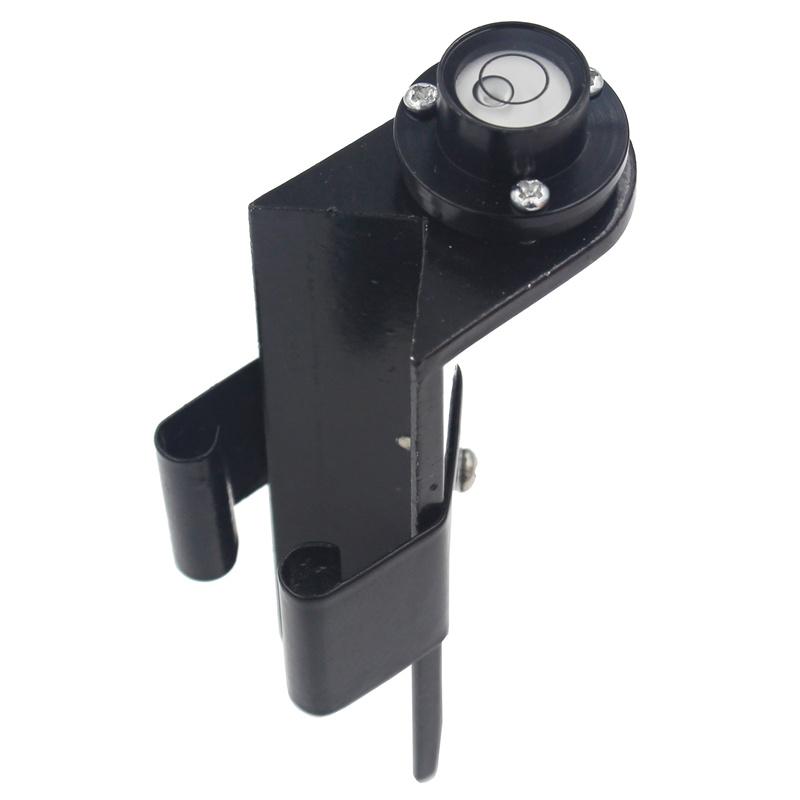 Прямоугольный пузырьковый уровень, пряжка для ремня, оптический портативный нивелир для центрирующего стержня, карбоновый полюс