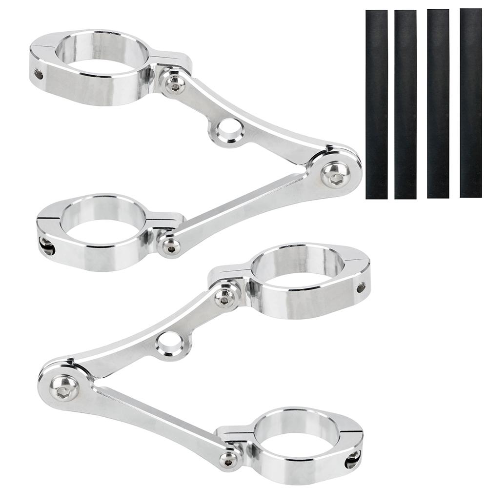 Зажим для крепления на вилке с ЧПУ 39 мм-41 мм, аксессуары для мотоциклов, держатель прожектора, универсальная фара для мотоцикла