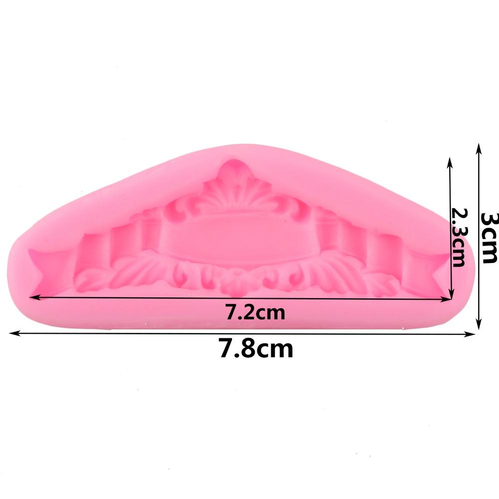Sugarcraft цветок рельеф силиконовые формы торт границы формы для помадки инструменты для украшения торта полимерная глина формы для шоколадной мастики