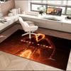 Ghost Rider Area Rug Suitable for Indoor And Outdoor,Carpets for Playroom, Homes, Offices, Living Rooms,Home Decor,Christmas Fan Gift