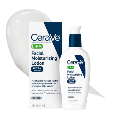 CeraVe Увлажняющий лосьон для лица PM (3 унции) 89 мл (х 1)