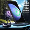 UYUXIO Translucent Magnetic Mobile Phone Case with Kickstand for Samsung Galaxy S26 S25 Ultra S24 S23 FE S22 Plus Stand Cover