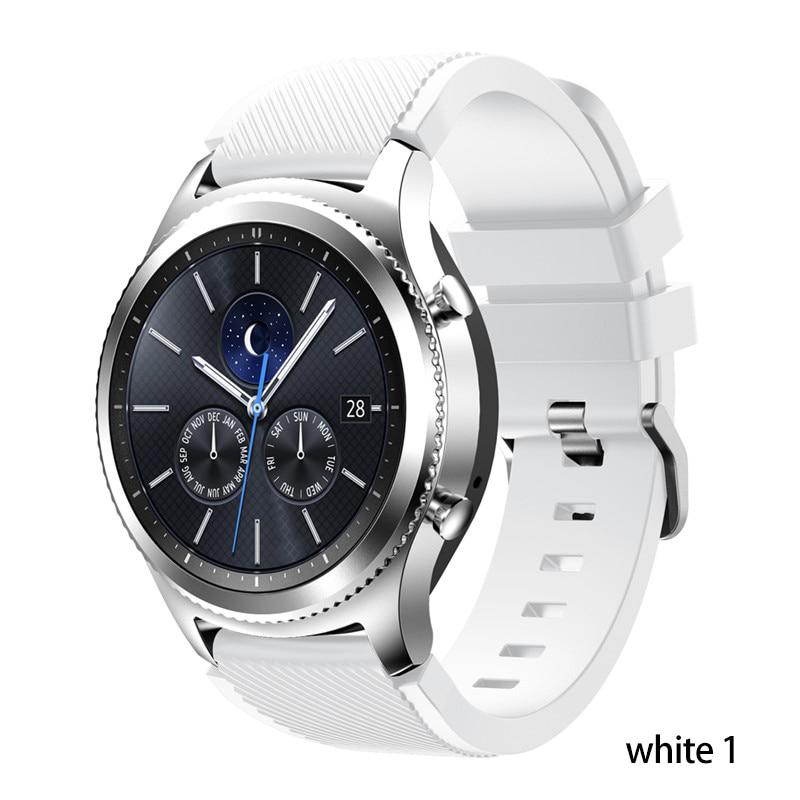 Ремешок 20 мм 22 мм для Samsung Galaxy Watch 4/Classic/46 мм/42 мм/active 2 Gear s3/S2, силиконовый браслет Huawei GT/2/GT2/3 Pro, ремешок