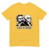 Lincoln 4th Of July Merica Abe Boys Unisex Unisex American Flag Tshirt