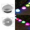 Solar Powered Solar Stone Light LED Solar Powered Rock Light Frosted Glass Ground Lamp  Pathway