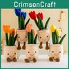 Tulip Plush Doll With Ultrasoft Short Plush For Gift Kids Dorm Room Decor