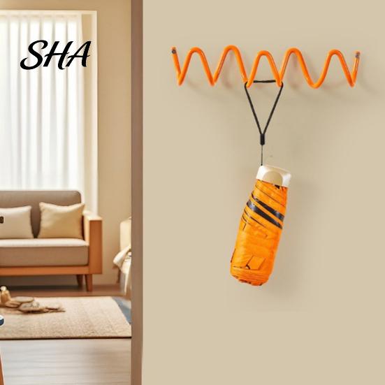 Unique Wall Art Hooks Decorative Wave Hook, Nordic Style Iron Three Heavy Duty Metal Mounted Storage Rack for Entryway And Living Room Modern