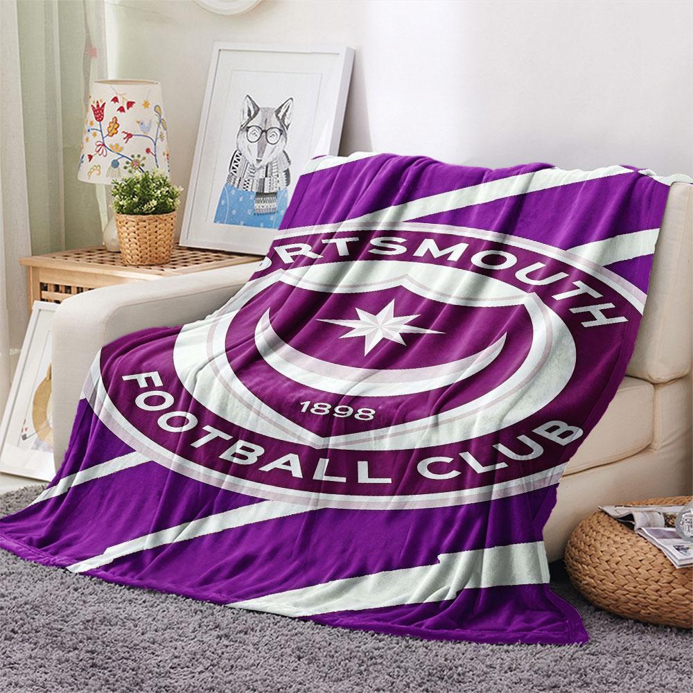 Portsmouth F.C Blanket, High quality Comfortable for All Seasons, Home Decor, Warmth and Comfort