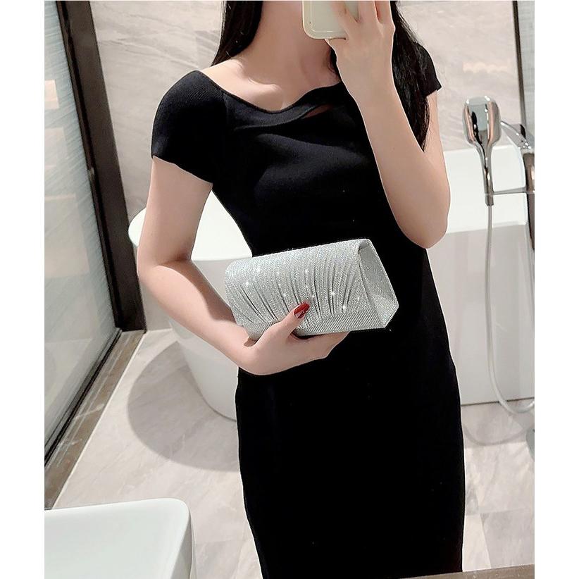 Дамская сумочка для ужина, свадебная вечеринка, блестящая вечерняя сумочка, кошелек, женское платье, серебряные сумки через плечо