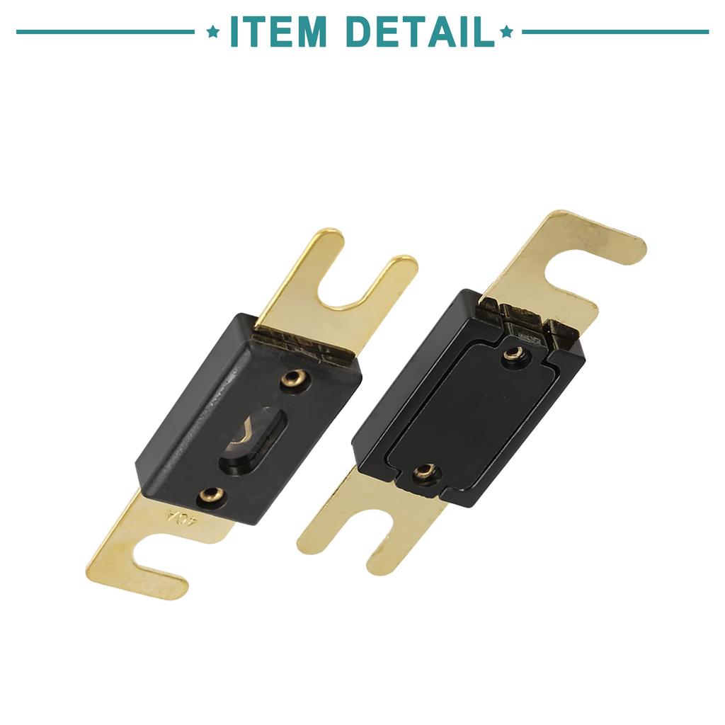 ACROPIX ANL Предохранитель 40А Автомобиль Транспортное средство Грузовик Мотоцикл Лодка Авто Аудио Усилитель Черный 5шт