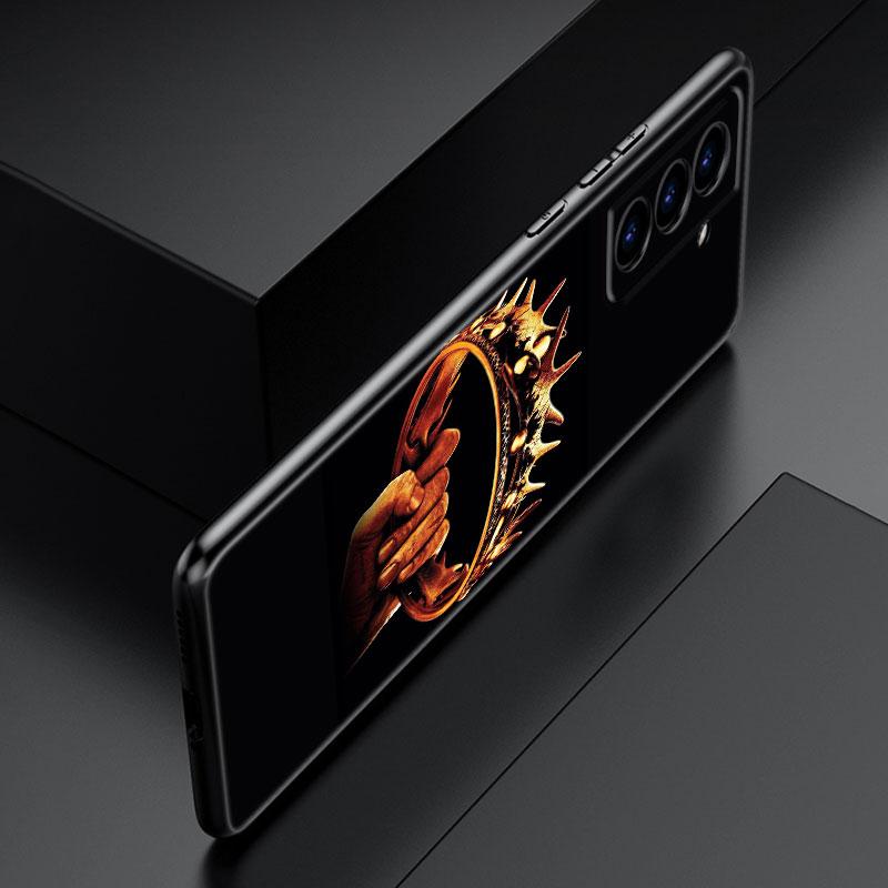 Дракон Мать Престолов Черный силиконовый чехол для телефона Samsung Galaxy S23 S21 S20 FE S24 S22 Ultra S10E S10 S9 S8 Plus