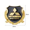 3D Metal Car Emblem Side Trunk Door Window Stickers Decoration Decals For Mitsubishi Asx Lancer Pajero Outlander Delica Eclipse