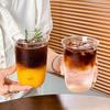 Холодные кофейные чашки Эстетичная стеклянная чашка Бутылка для воды Стаканы для напитков Декоративная посуда для напитков Бокал для коктейлей Кухонная посуда для напитков