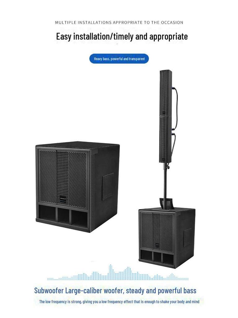 Outdoor Waterproof Professional Line Array Speaker for Conferences and Road Shows