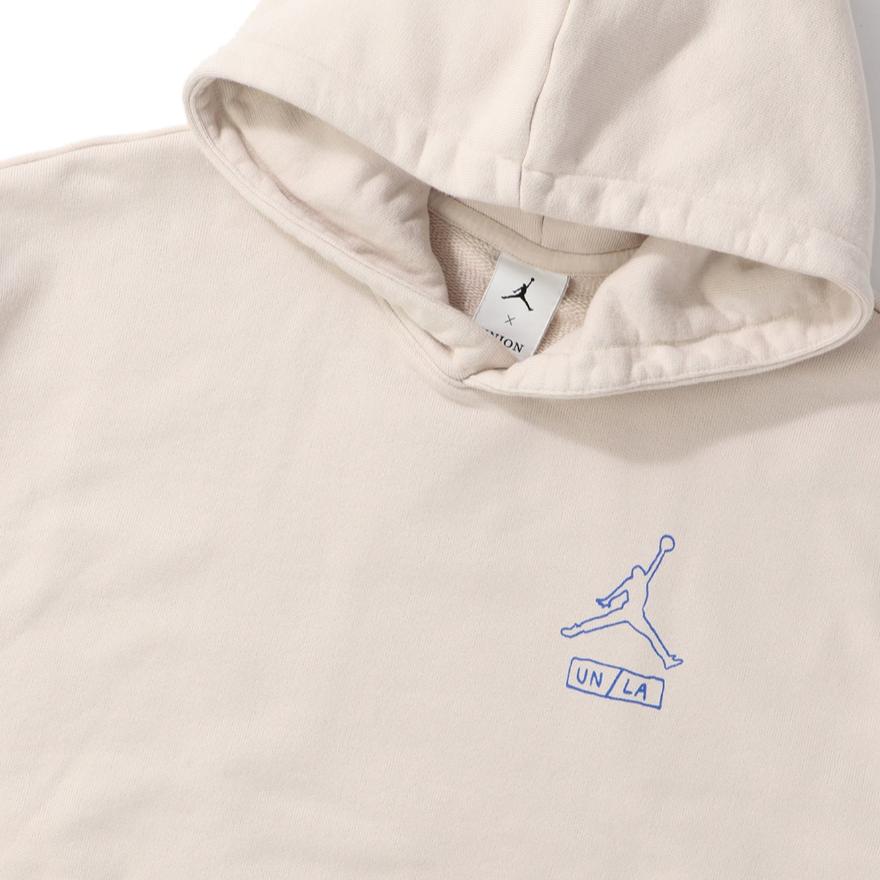 Jordan Худи из флиса X Union LA Светло-орехово-коричневый/Гиперкобальтовый Унисекс Уличная одежда IB5116-104