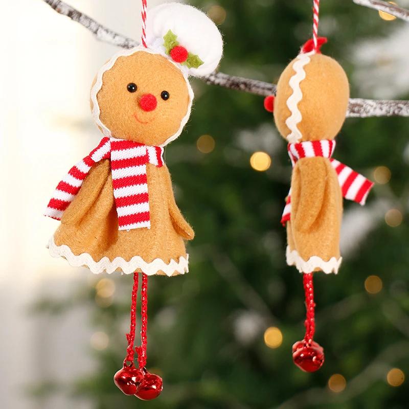 Gingerbread Man Ornament For Christmas Tree Gingerbread Figurine Ornament For Christmas Tree Hanging Decorations