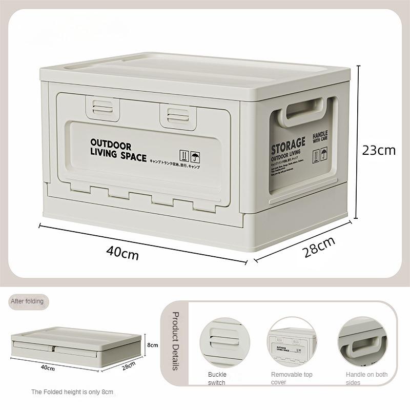 Ящик для хранения на открытом воздухе для кемпинга Складной ящик для хранения в автомобиле Ящик для еды Сумка для хранения на открытом воздухе для путешествий Кемпинговое снаряжение Хранение посуды