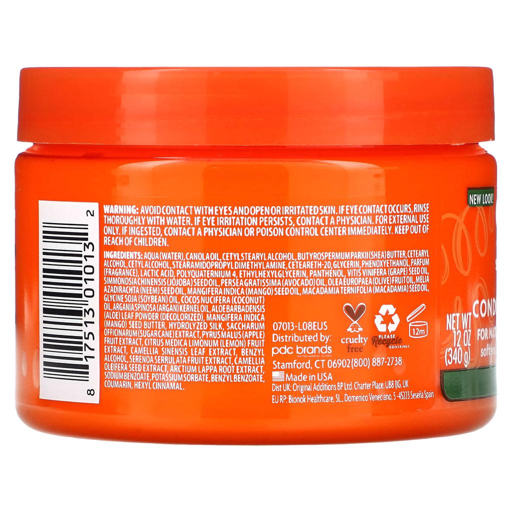 Shea Butter Leave-In Conditioning Cream, For Natural Curls, Braids and Waves, 340G(12Oz)