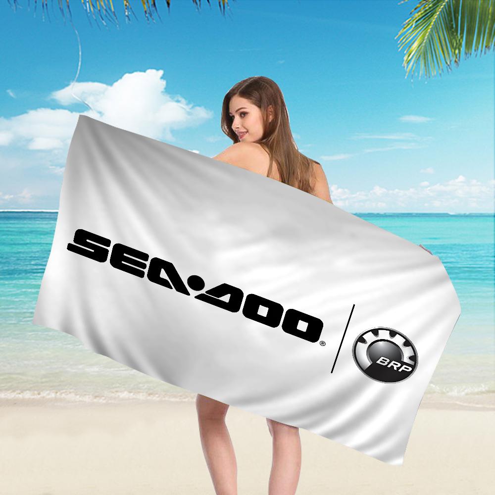 S-Sea D-Doo Seadoo Микрофибра Пляжное полотенце Впитывающее Быстросохнущее Мягкое Йога Плавание Курорт Альпинизм Полотенце