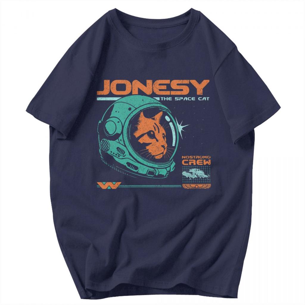 Мужская футболка Jonesy Выживание девяти жизней на борту «Ностромо» Отличная идея Графика Y2K Короткий рукав Унисекс Одежда Футболки
