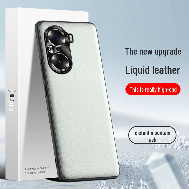 Защитный чехол Honor 60 Pro Liquid Leather Anti-Fall — поставляется отдельно