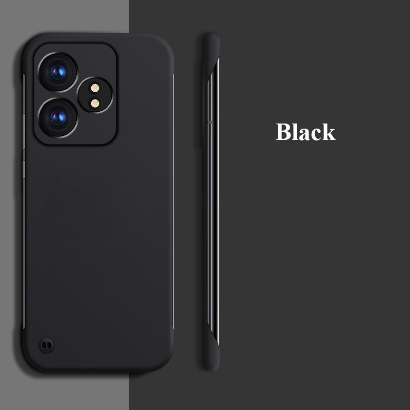 Ультратонкий безрамочный матовый чехол для ПК с защитой от отпечатков пальцев для Xiaomi Poco F6 F5 F4 F3 Pro, противоударный чехол-накладка