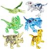 DIY 3D Dinosaur Model Crystal Puzzles Building Blocks Education Kids Toy Gift