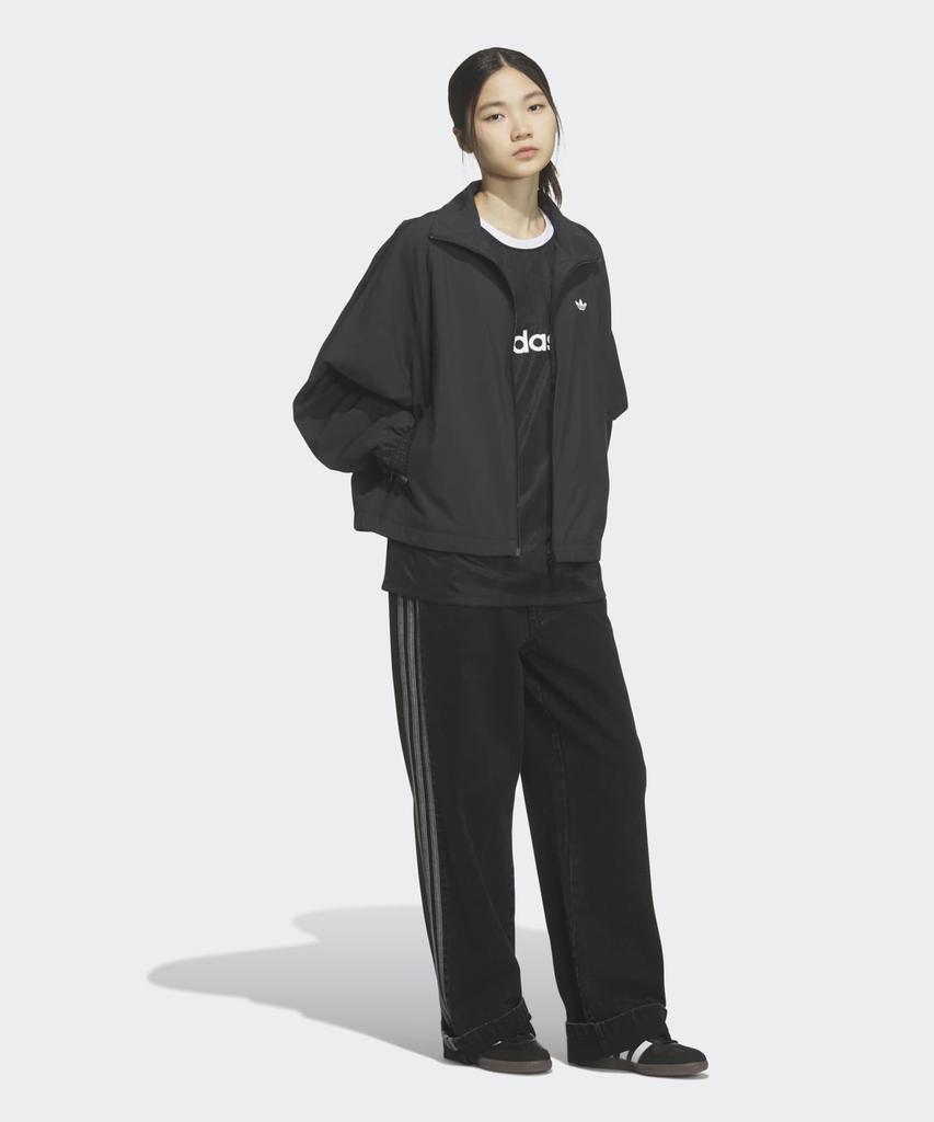 Adidas 3-Stripe Zip Track Top - Black / Hz0849