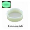 1PC Silicone Round Ashtray Camouflage Solid Color Fluorescent Models Ashtray Anti-scald Easy To Clean Ashtray