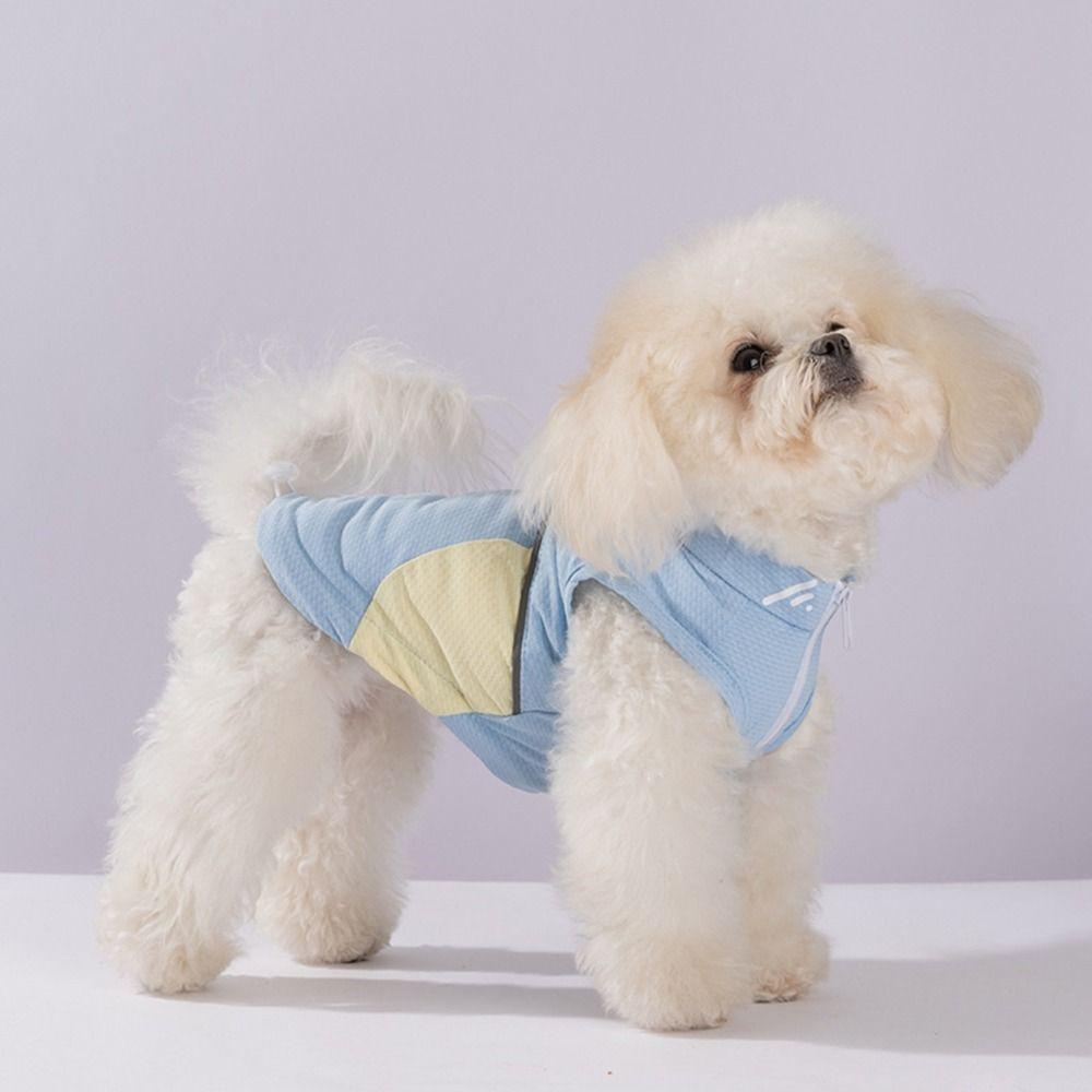 Тонкая одежда для защиты от солнца для собак Мягкий сетчатый жилет для питомца Модный охлаждающий жилет для собак Лето