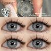 FUNSACHY 2 шт. Зеленые контактные линзы Натуральная красота Высококачественные цветные линзы Красота Косметика Макияж Ученики Глазные линзы Ежегодно
